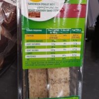Sandwich Chicken roti Halal