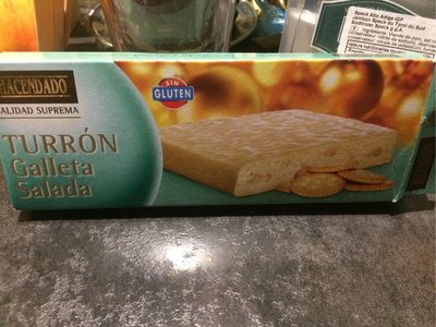 Turron galleta salada Turron galleta salada