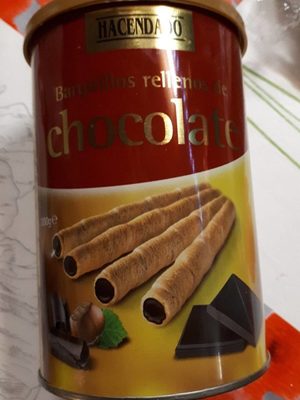 Barquillos Stuffed from Chocolate Barquillos Stuffed from Chocolate