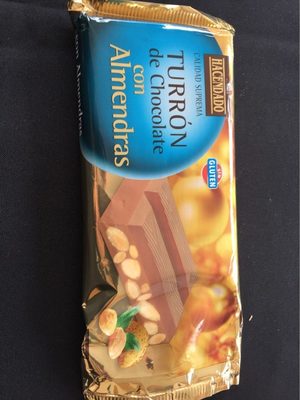 Turron from Chocolate with Almonds Turron from Chocolate with Almonds