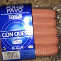Salchichas from Pollo and pavo with Queso