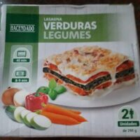 Lasaña Vegetables