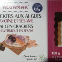 Crackers with Algae avoine and sésame