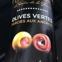 Olives Green farcies with anchoix
