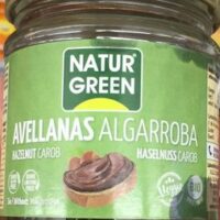 Soup avellanas and algarroba