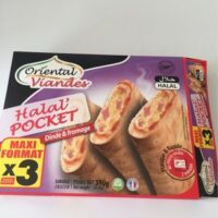 Halal Pocket dinde and fomage