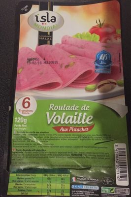 Roule from Poultry with pistaches Roule from Poultry with pistaches