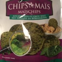 Chips from Maize Epinards and chou kale