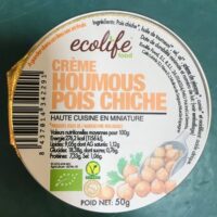 Creme houmous Peas chiche