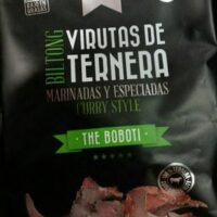 Biltong - Virutas from Ternera Secadas Marinadas and Especiadas Curry Style Kubdu Gourmet