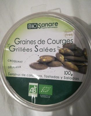 Graines from Pumpkins grillées Salty Graines from Pumpkins grillées Salty