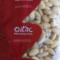 Amandes Wholes emondees