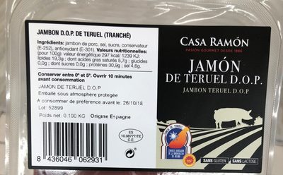 Ham du terroir DOP Ham du terroir DOP