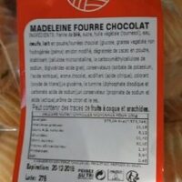 Madeleine fourré Chocolat Madeleine fourré Chocolat