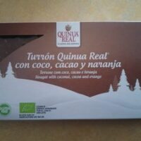 Turrõn Quinua Real with Coco, Cocoa and naranja