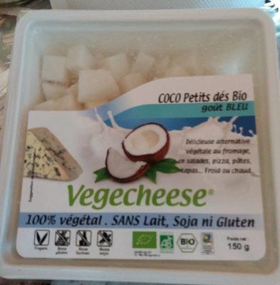 Vegecheese Gout Bleu Coco Small Dès Bio Vegecheese Gout Bleu Coco Small Dès Bio