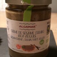 Soup from Sésame (tahin) with algues