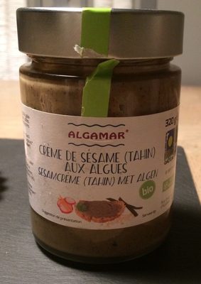 Soup from Sésame (tahin) with algues Soup from Sésame (tahin) with algues