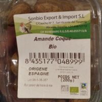 Amande coque Bio