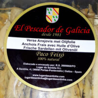 Anchois frais with Oil d'Olive