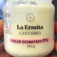 Yogurt Natural Skimmed m.g. Gluten Free tarro