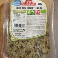 Trio from Rice, Quinoa and lentejas