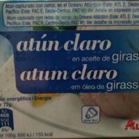 Atun claro in Sunflower Oil