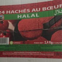 Steak hache  Beef Halal