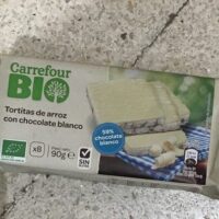 Tortitaz from Rice with Chocolate White