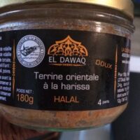 Terrine orientale  harissa