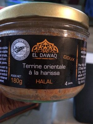 Terrine orientale harissa Terrine orientale harissa