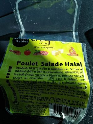 Sandwich Chicken Salad Halal Sandwich Chicken Salad Halal