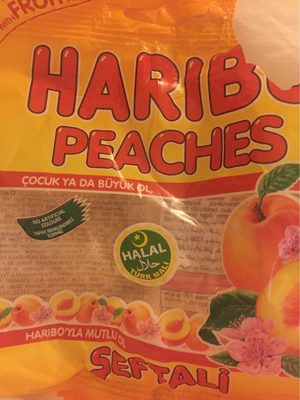 Haribo Halal Peach es Haribo Halal Peach es