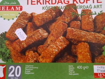 Tekirdag köfte Tekirdag köfte