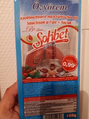 Saucisson à l’ail Halal Saucisson à l'ail Halal