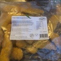 Crispy coated chicken tenders