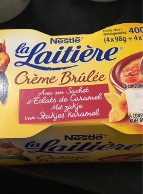 Creme brulee with eclat Caramel Creme brulee with eclat Caramel