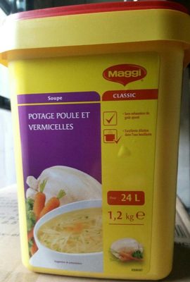Potage from Chicken and Vermicelles Potage from Chicken and Vermicelles