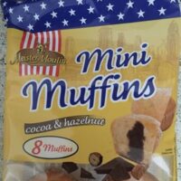 Mini Muffins Cocoa & Hazelnut 8er 240g Blister Meister Moulin
