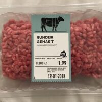 Rund Rundergehakt Schaaltje 300 Gram Koeling
