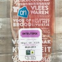 Gerookt Ontbijtspek 150 Gram