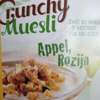Crunchy Muesli: appel, rozijn