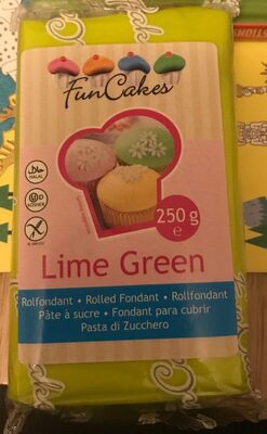 Paste à Sugar Funcakes Green Lemon 250GR Paste à Sugar Funcakes Green Lemon 250GR