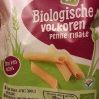 Biologische volkoren Pasta rigate
