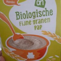 Biologische fijne granen pap