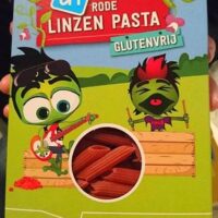 Pastes Pasta rigate from Lentilles Reds