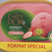 Sorbet  StrawberryCarte d'Or