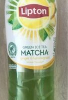 Green Ice Tea Matcha Ginger & Lemongrass