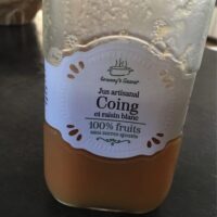 Juice artisanal coing and Raisins blanc