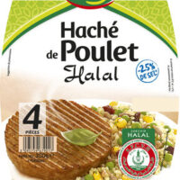 Le haché from Chicken Halal - 25% from Salt  - 4 pièces